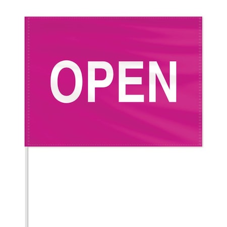 Open Message Field Flag - Pink